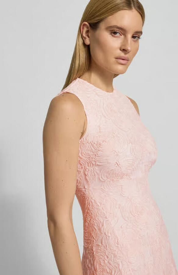 ROTATE Maxi-jurk met florale All-over pailletten