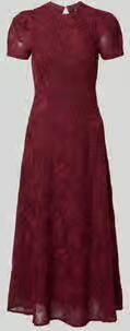 ROTATE Maxi-jurk met florale all-over garnering