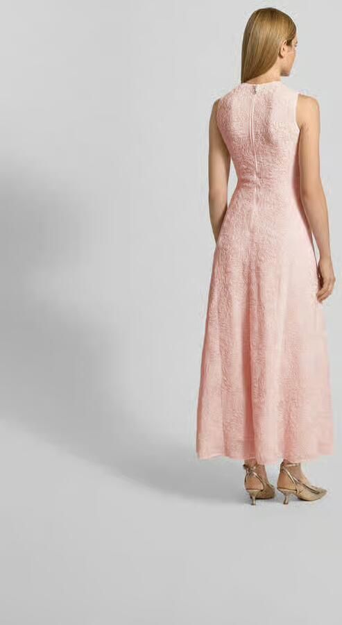 ROTATE Maxi-jurk met florale All-over pailletten - Foto 3