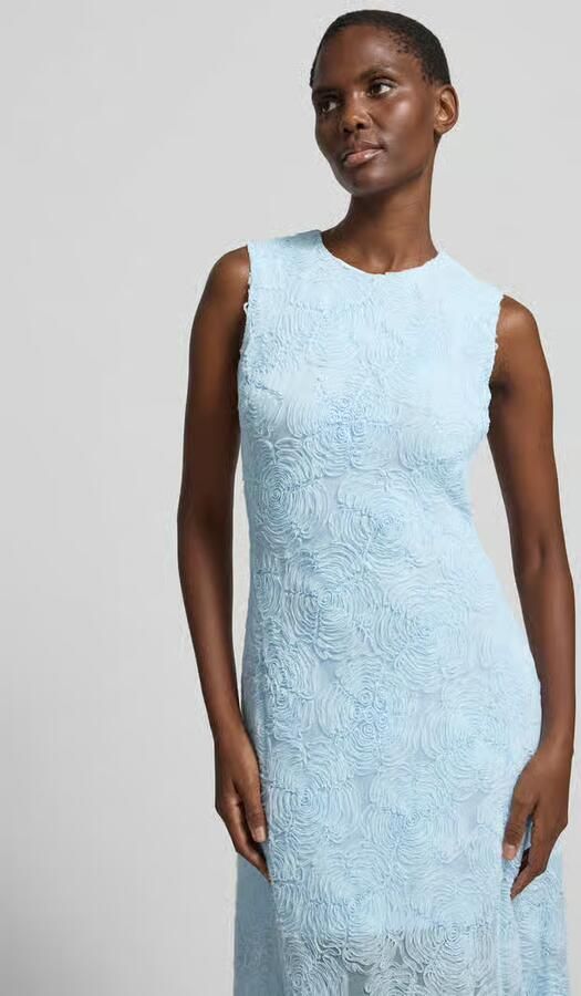ROTATE Maxi-jurk met florale allover-details