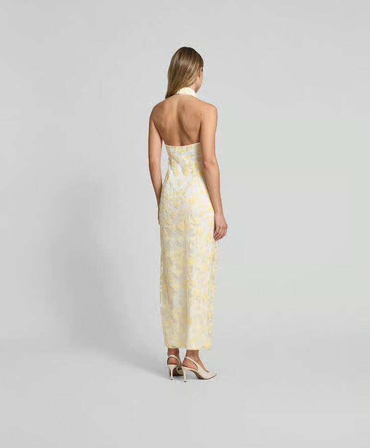 ROTATE Maxi-jurk met halter - Foto 2