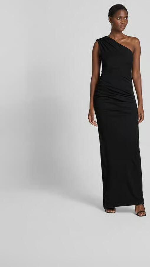 ROTATE Midi-jurk met one shoulder-band - Foto 2
