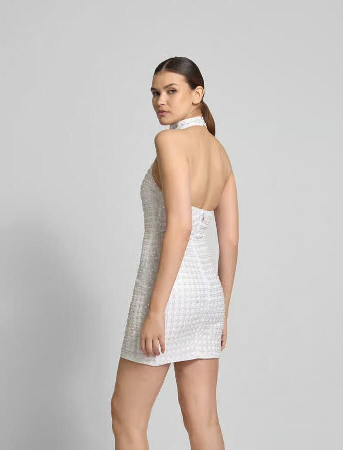 ROTATE Mini-jurk met halter - Foto 3