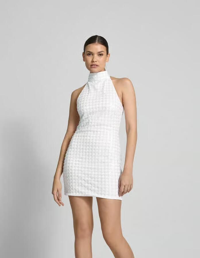 ROTATE Mini-jurk met halter - Foto 2