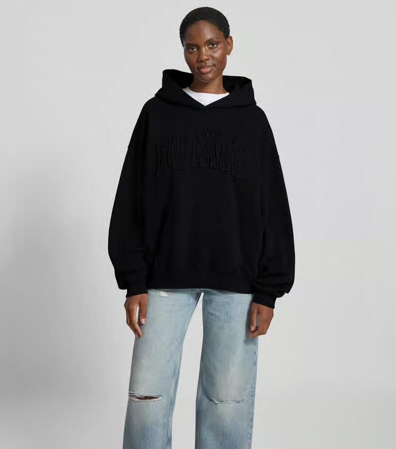 ROTATE Oversized hoodie met logostitching - Foto 2