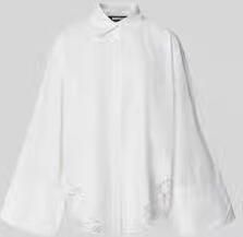 ROTATE oversized overhemdblouse met kant