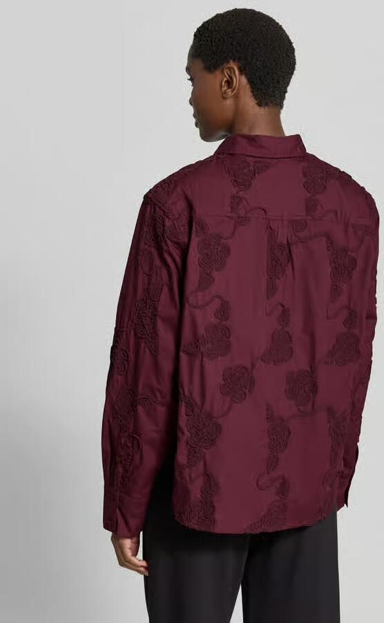 ROTATE Oversized overhemdblouse van puur katoen - Foto 3
