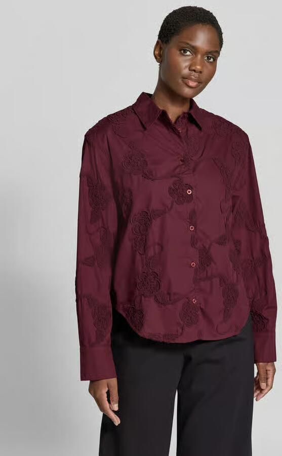 ROTATE Oversized overhemdblouse van puur katoen - Foto 2