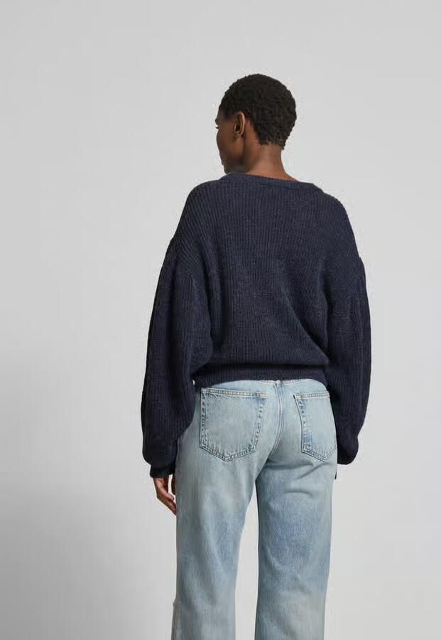 ROTATE Oversized pullover van alpacamix - Foto 2