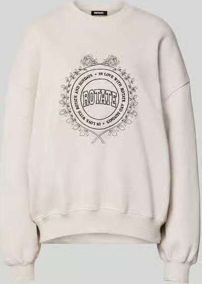 ROTATE Oversized sweatshirt met logostitching - Foto 2
