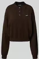 ROTATE Oversized sweatshirt met polokraag