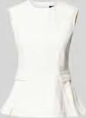 ROTATE Peplum top in denimlook