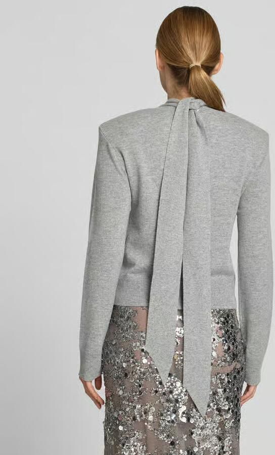 ROTATE Regular fit pullover van wolmix - Foto 3