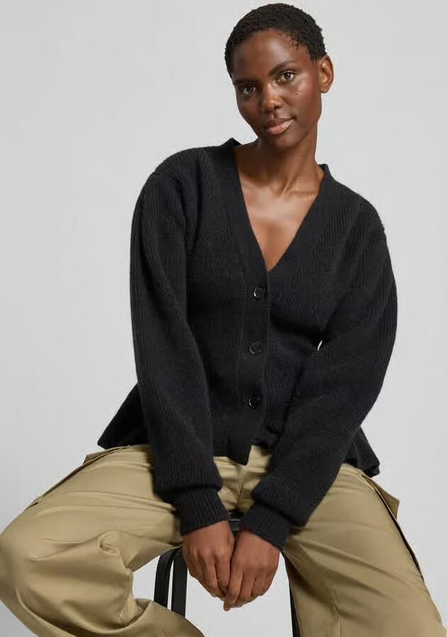 ROTATE relaxed fit cardigan van alpacamix