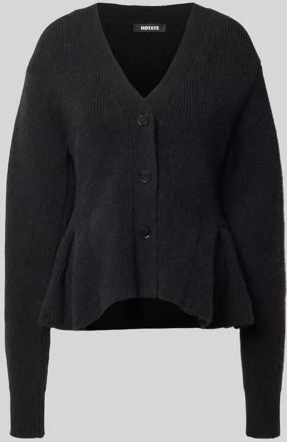 ROTATE relaxed fit cardigan van alpacamix - Foto 2