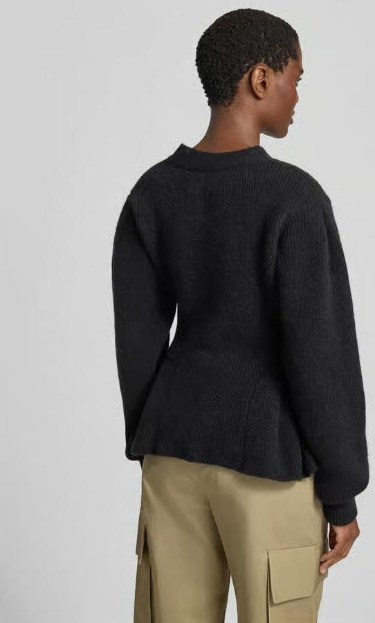 ROTATE relaxed fit cardigan van alpacamix - Foto 3