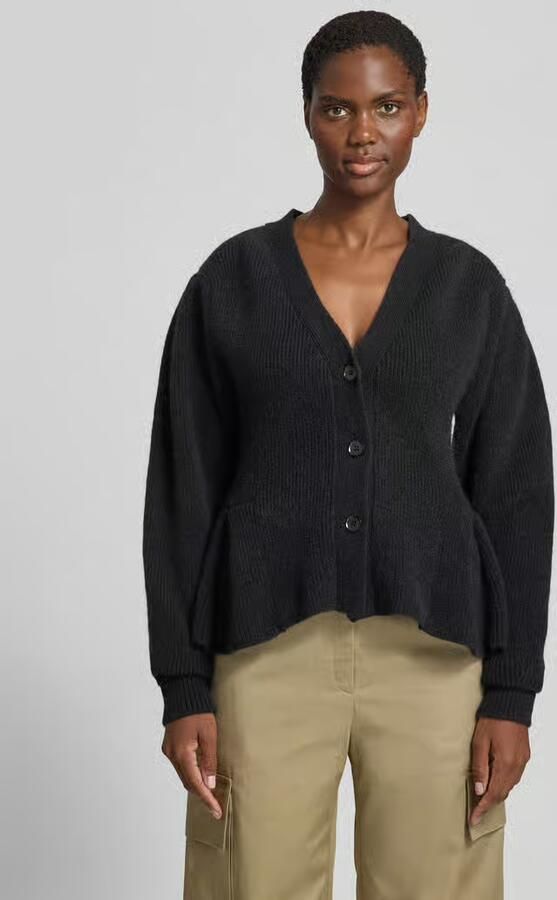 ROTATE relaxed fit cardigan van alpacamix - Foto 2