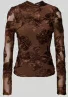 ROTATE Shirt met lange mouwen en siergarnering