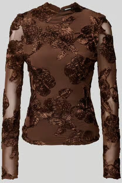 ROTATE Shirt met lange mouwen en siergarnering - Foto 2