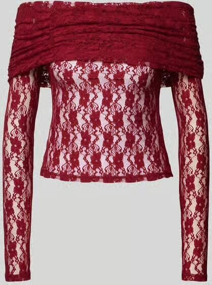 ROTATE Shirt met lange mouwen in semi-transparant design - Foto 2