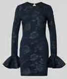 ROTATE Slim fit mini-jurk met ruches
