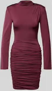 ROTATE Slim fit mini-jurk van viscosemix