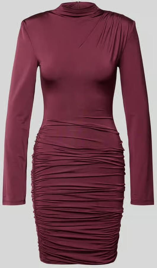 ROTATE Slim fit mini-jurk van viscosemix