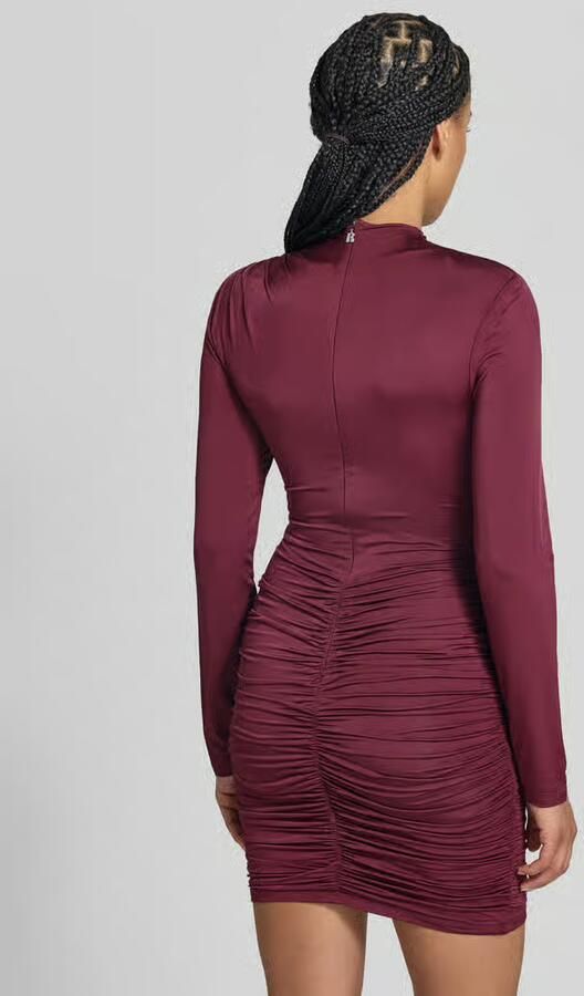 ROTATE Slim fit mini-jurk van viscosemix - Foto 3