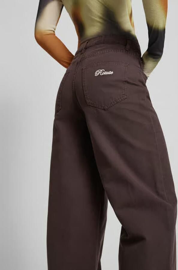 ROTATE Stoffen broek met 5-pocketmodel