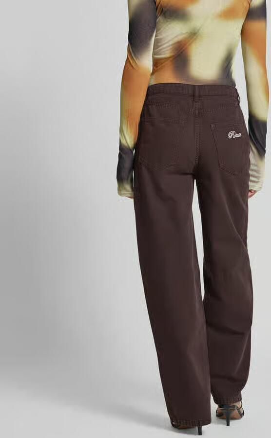 ROTATE Stoffen broek met 5-pocketmodel - Foto 3