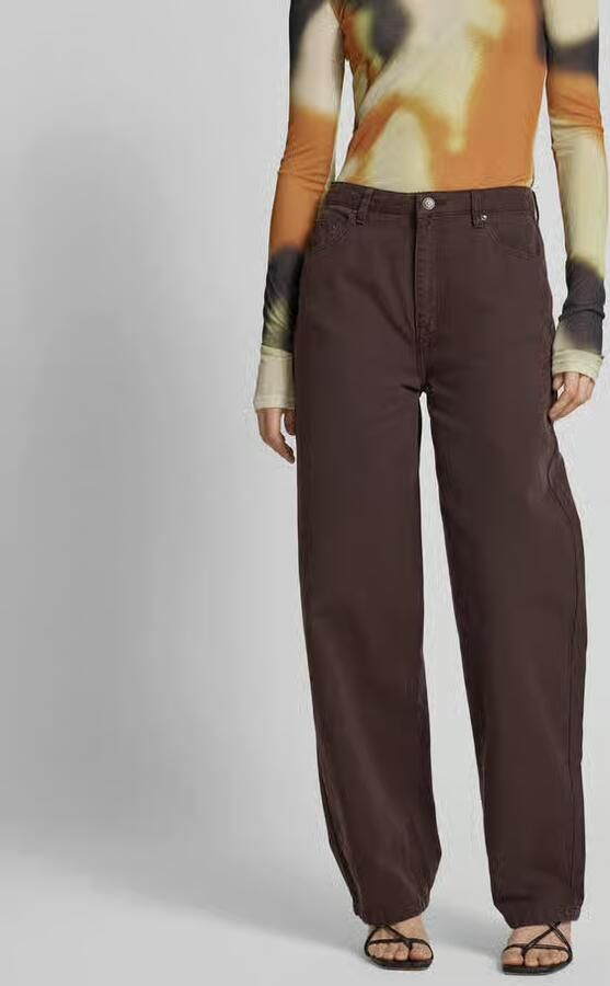ROTATE Stoffen broek met 5-pocketmodel - Foto 2