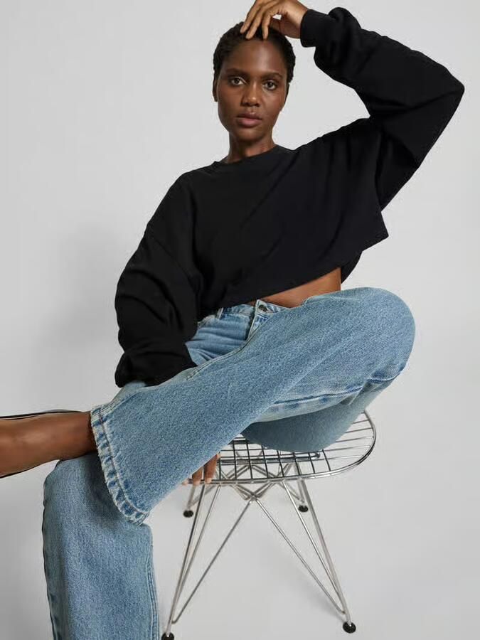 ROTATE Straight fit jeans in 5-pocketmodel - Foto 2