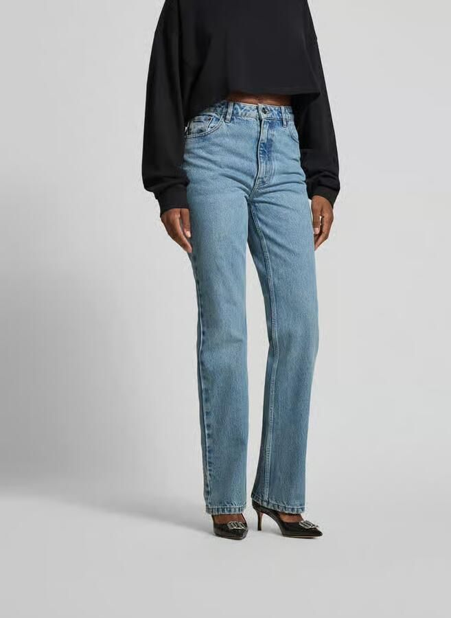 ROTATE Straight fit jeans in 5-pocketmodel - Foto 3