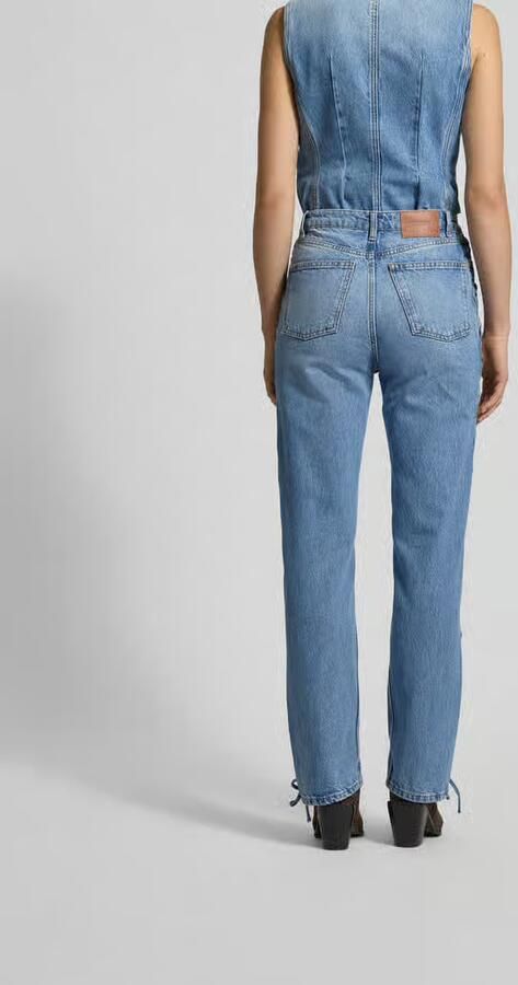 ROTATE Straight fit Jeans van Katoen