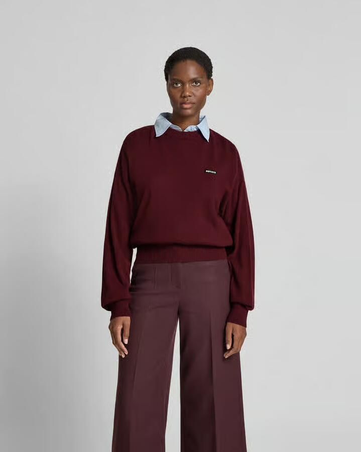 ROTATE Sweatshirt met kasjmier - Foto 2