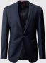 Roy Robson 2-knoops slim fit colbert van scheerwolmix - Thumbnail 1