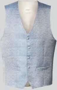 ROY ROBSON Gilet met V-hals en paspelzakken