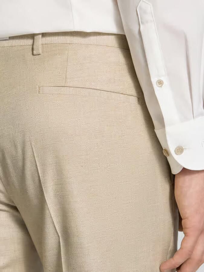 Roy Robson Pantalon van scheerwolmix met persplooien en steekzakken - Foto 2