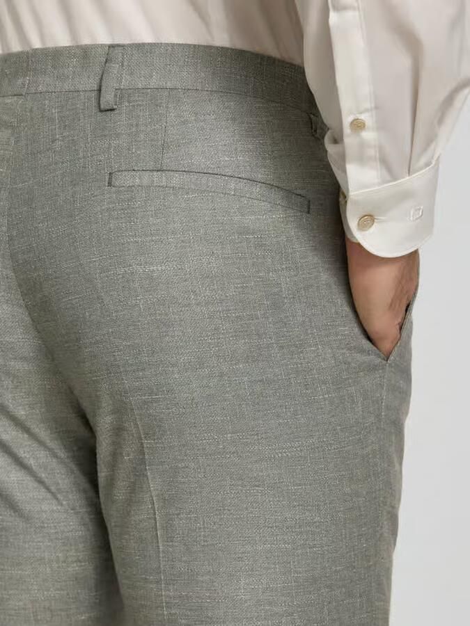 Roy Robson Pantalon van scheerwolmix met persplooien en steekzakken - Foto 2