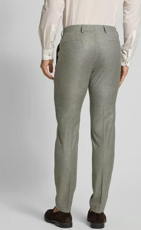 ROY ROBSON Pantalon van scheerwolmix met persplooien en steekzakken - Foto 2