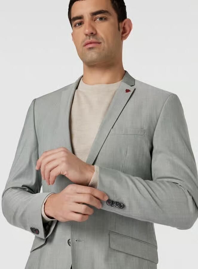 Roy Robson Regular fit colbert in gemêleerde look - Foto 2