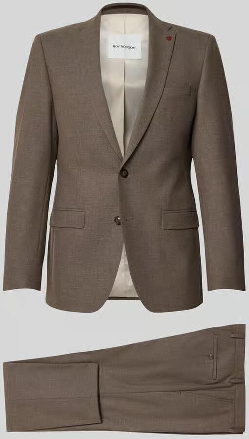ROY ROBSON Regular fit colbert met viscose