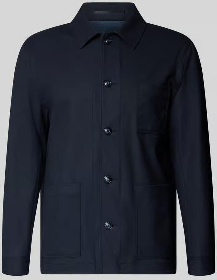 ROY ROBSON Regular fit overhemdjack met viscose
