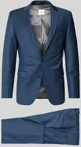 ROY ROBSON slim fit 2-knoops colbert met klepzakken