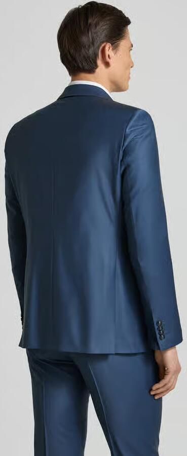 ROY ROBSON slim fit 2-knoops colbert met klepzakken - Foto 3
