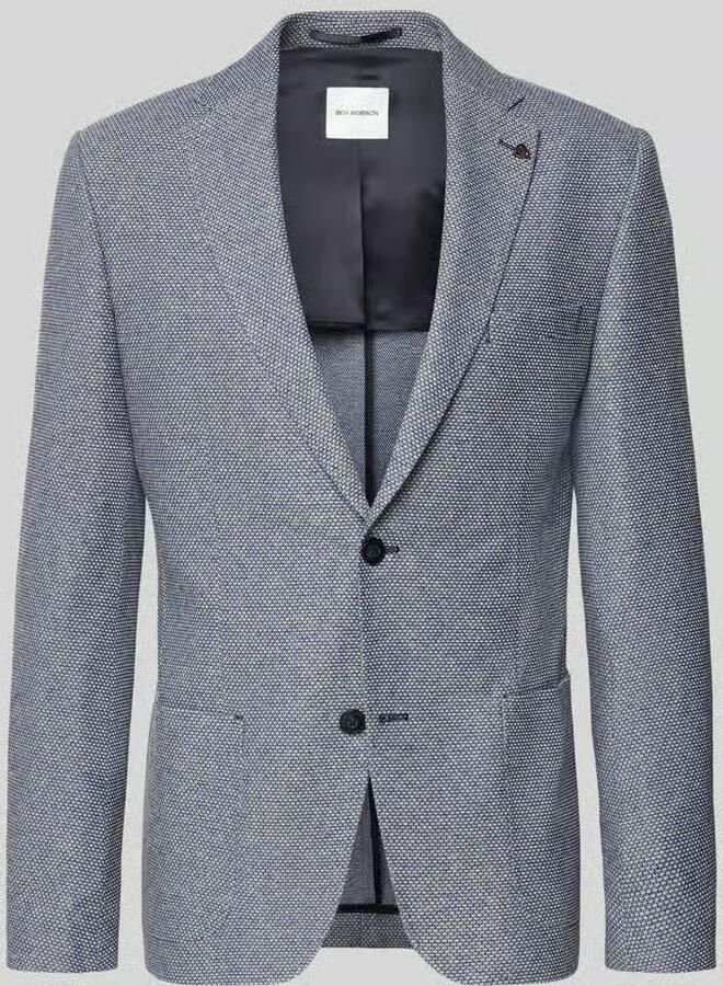 ROY ROBSON Slim fit 2-knoops colbert met reverskraag - Foto 2