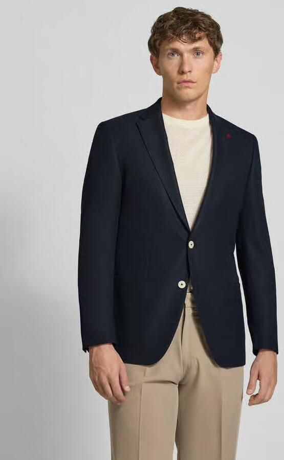Roy Robson Slim fit 2-knoops colbert met reverskraag - Foto 2