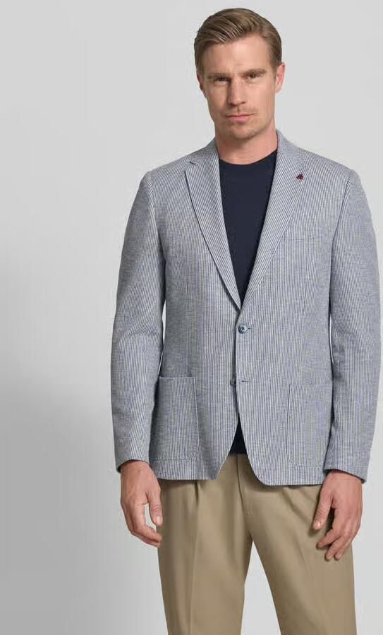 ROY ROBSON Slim fit 2-knoops colbert met reverskraag - Foto 4