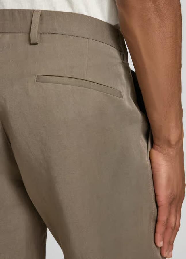 ROY ROBSON slim fit broek met achterzakken