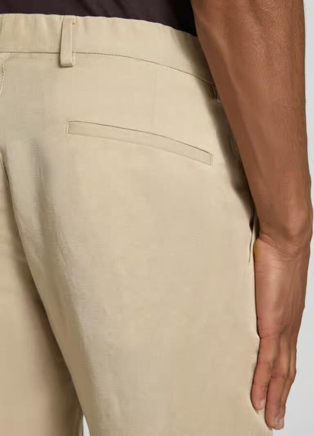 ROY ROBSON slim fit broek met achterzakken